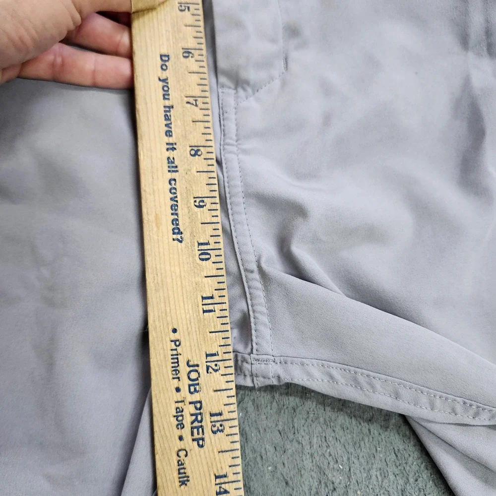 Quiksilver Amphibian Mens Hybrid Shorts Gray 4-Way Stretch Chino 33 16002